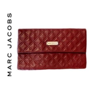 MARC JACOBS Brick Red Oversized Clutch